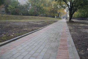 Оновлена доріжка на вул. Чалдаєва