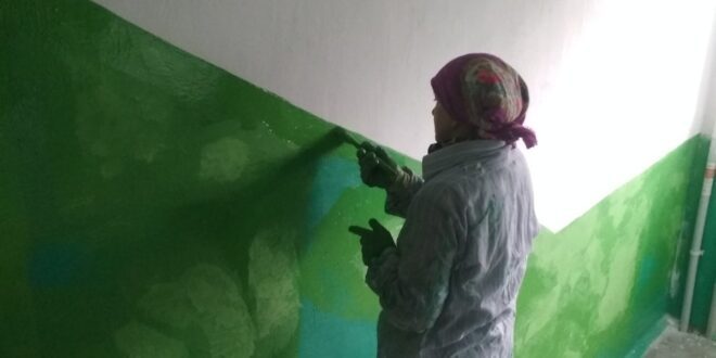 Комплекс робіт у  будинку на вулиці Київській, 4 проводять працівники ПП “Благоустрій”