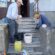 Працівники ПП “Наш дім” ремонтують сходи на вулиці Малишка, 25
