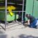 Працівники ПП “Люкс” ремонтують контейнерний майданчик