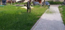 Косіння прибудинкових територій продовжують працівники ПП “Сонячне”